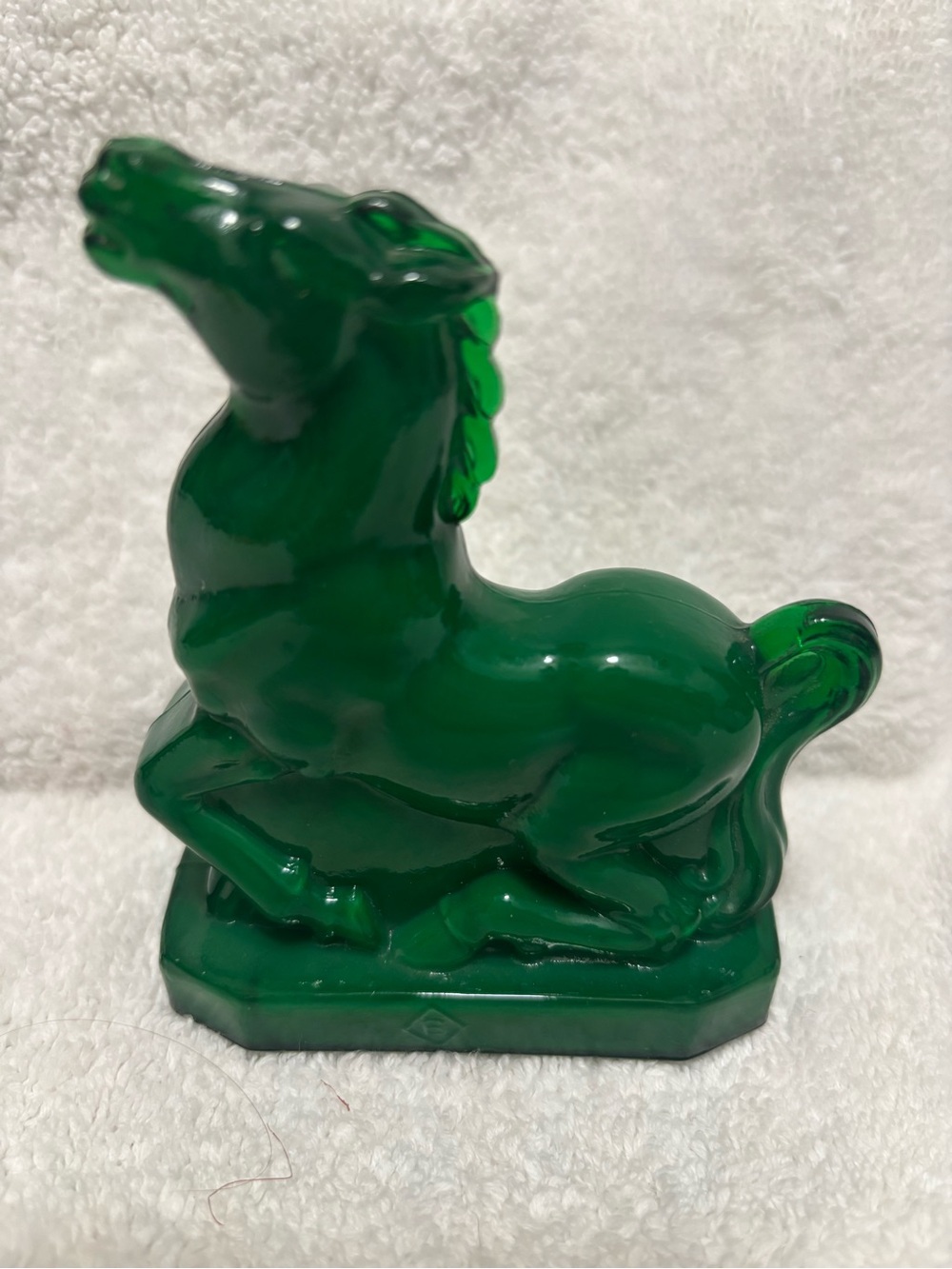 Furr Green Joey the horse Boyd glass vintage